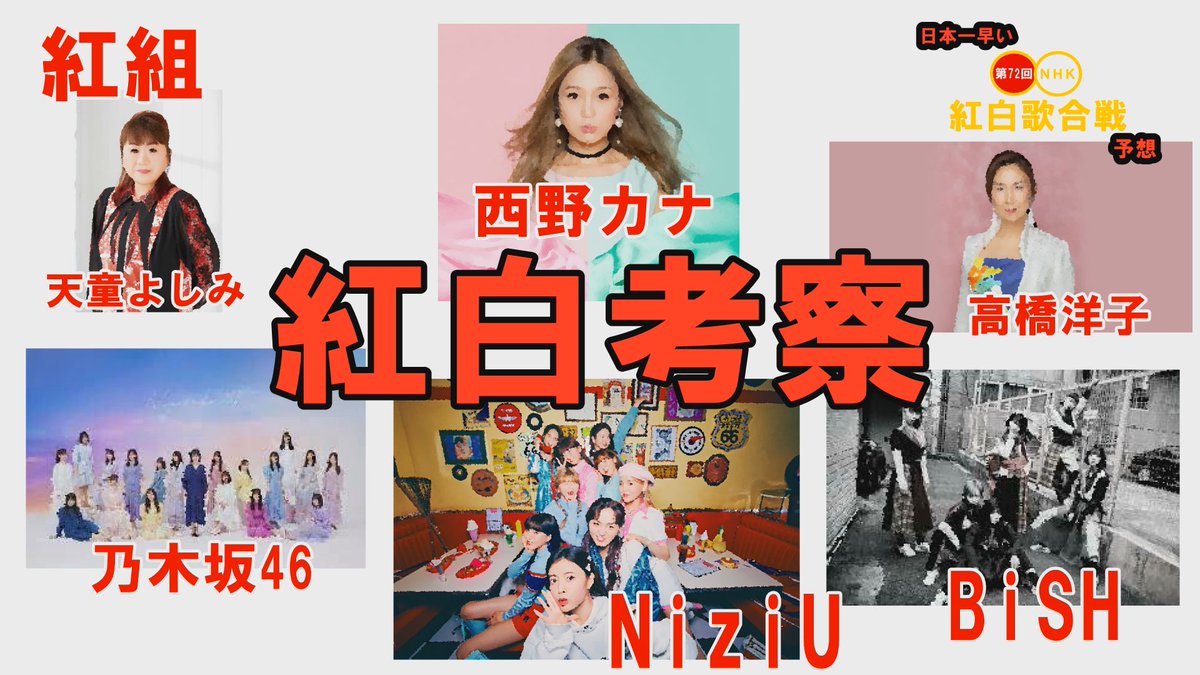 さいたまぁ ず على تويتر 新着動画 21年 紅組歌手を考察 Part 2 日本一早い第72回nhk紅白歌合戦予想の考察 3 さいたまぁ ず どぅ Nhk紅白 紅白予想 紅組 高橋洋子 天童よしみ 西野カナ Niziu 乃木坂46 Bish 動画はコチラ T Co さいたまぁ ず على تويتر 新着動画 21年 紅組歌手を考察 Part 2 日本一早い第72回nhk紅白歌合戦予想の考察 3 さいたまぁ ず どぅ Nhk紅白 紅白予想 紅組 高橋洋子 天童よしみ 西野カナ Niziu 乃木坂46 Bish 動画はコチラ T Co