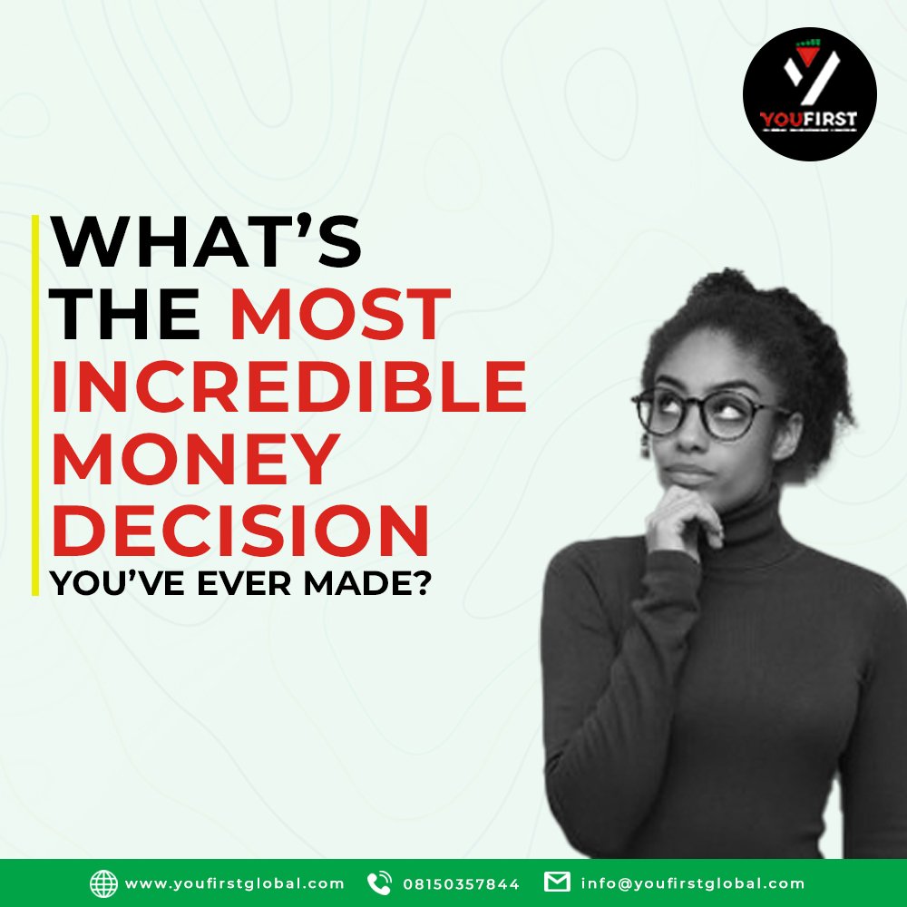 YouFirst_Ltd's tweet photo. What's the most incredible money decision you've made so far this year? None? You need to get in touch with us and let's help you make one of the best decisions you will ever make💯👌

#money #moneydecision #save #savings #invest #investment #investwithyoufirstglobal https://t.co/Gx1c4CTTzO