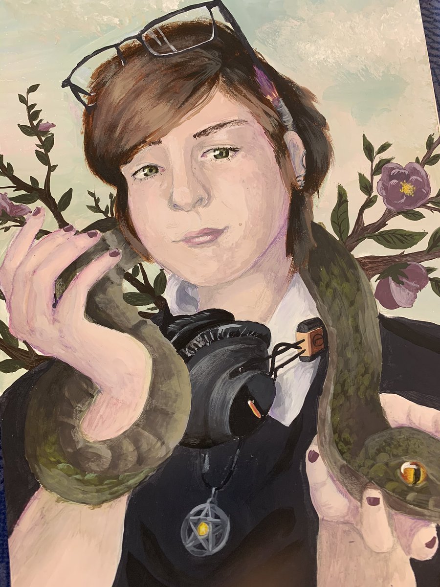 Angelina Kostrova in Yr11 has produced this outstanding piece of work for her GCSE Art course. Resilience, determination and passion shine through with Arts in schools 💗 #EduArtsFest