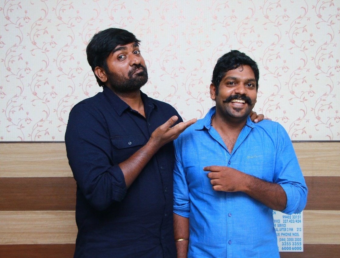 StudioFlicks's tweet photo. #SFThrowback: PRO @proyuvraaj with #VijaySethupathi 🤗😉 https://t.co/q4q6SmK1cN