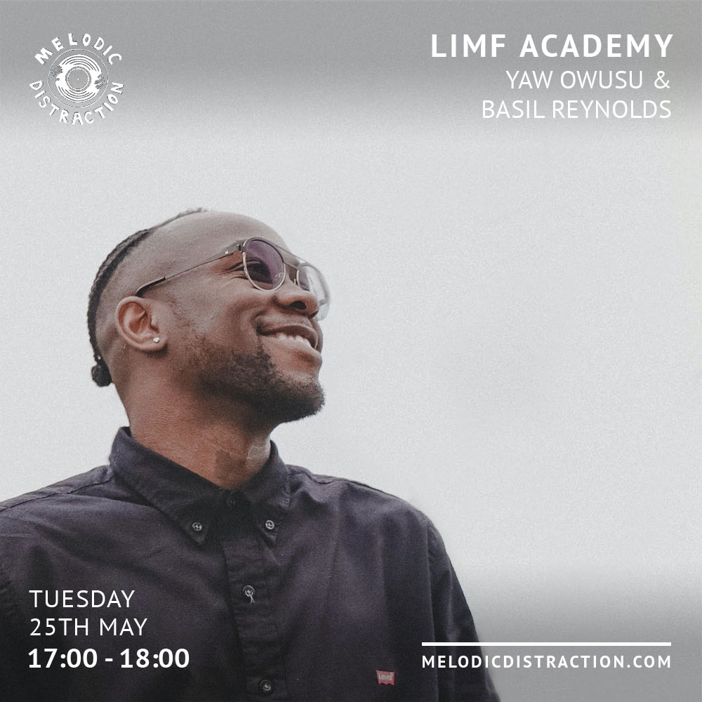 This month's LIMF Academy radio show features an interview with Basil Reynolds, 4 Track selection by AMBA and new music by the likes of Pizzagirl, Jazmine Johnson, Tee and SSJ. Listen back now limfacademy.com/?p=2359