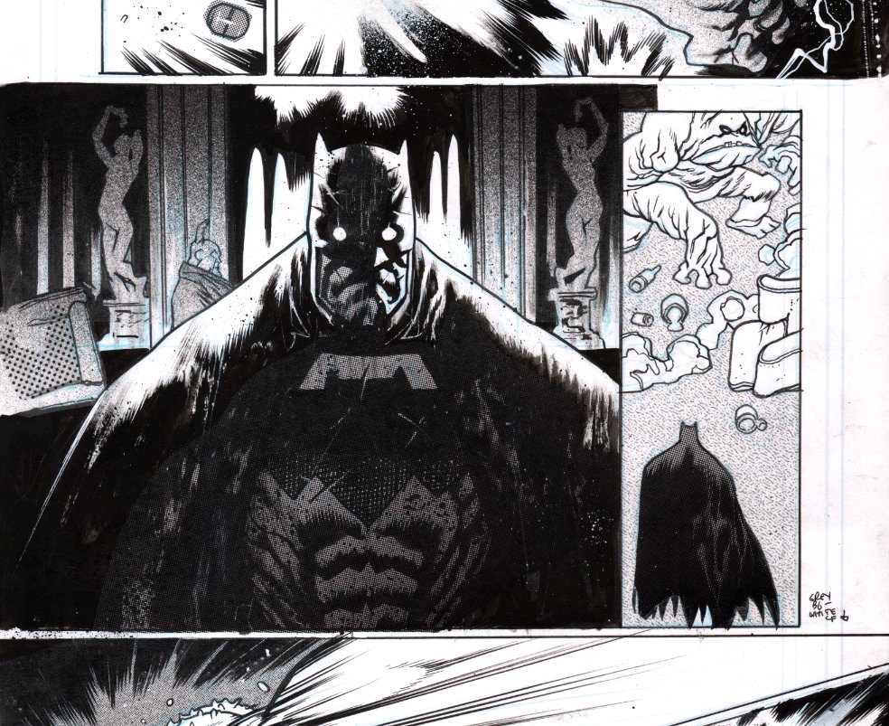 Out next week. I have a story in the Batman Black and White. I hand screentoned all eight pages. Had a LOT of fun doing this. Honored to be a part of one of my favorite anthologies. Also another amazing oppurtunity to work with the great John Arcudi. 