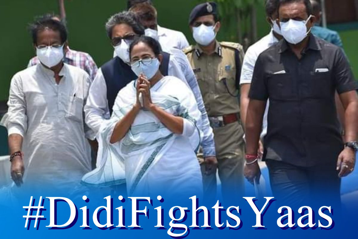 Moumika6's tweet photo. Like #Amfan, #Yaas also stayed up all night in the control room guarding the people of Bengal, the 65-year-old woman.

Don't worry, when there is #Didi, the people of Bengal will not let anything happen.

@MamataOfficial

#DidiFightsYaas
#DidiFightsYaas https://t.co/8sc8n8uW58