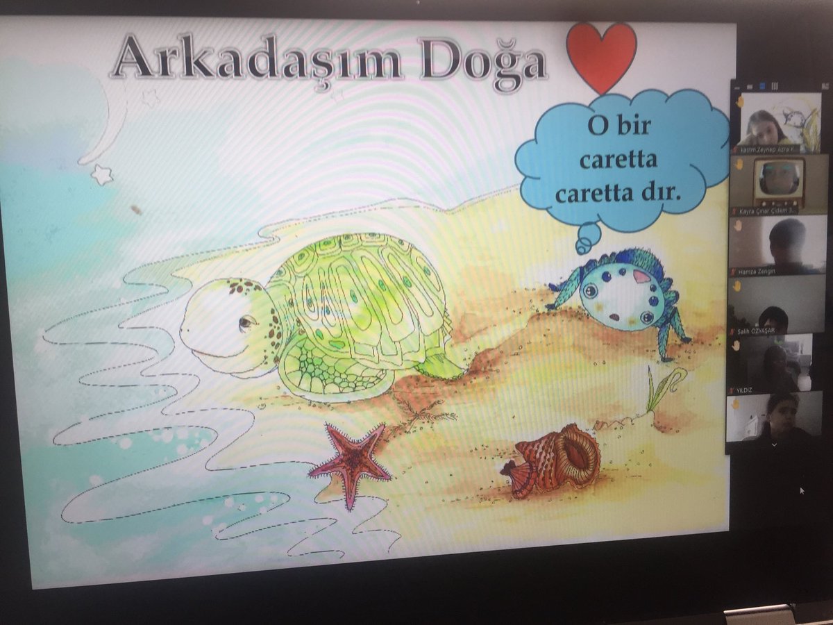 CennetAte12's tweet photo. ⁦@bahcesehir_van⁩ 3/C sınıfımız Tula Doğanın İzinde hikayesinin yazarı Meltem Coşkungür ile buluştu 😊👏👏👏📚🌈 https://t.co/e6VLRXM0NZ