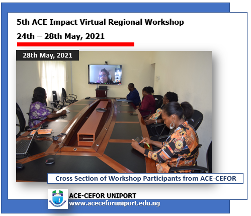 We had a wonderful time in the The 5th @ACEImpact Regional Workshop.
Like it's popularly said, whatever has a beginning also has an end. 
Thanks for following up with our updates 
<a href="/the_ACEProject/">Africa Higher Ed. Centers of Excellence-ACE Impact</a>
@Acegid
@NUC
<a href="/GovWike/">Nyesom Ezenwo Wike</a>
<a href="/HETimipreSylva/">H.E. Chief Timipre Sylva</a>
<a href="/SPE_NIGERIA/">SPE Nigeria-Council</a> <a href="/NigeriaSPE/">SPE NIGERIA</a>
<a href="/AIT_Online/">Africa Independent Television</a>