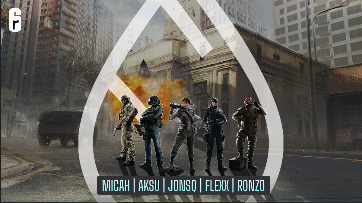 TeamAquafi's tweet photo. Aquafi tekee uuden aluevaltauksen ja laajentaa toimintaansa, sen myötä toivotetaan tervetulleeksi @MiikaKN, @Aksu_r6, @JonsQR6S, @r6_flex ja @RonZo_Q! 🔥💙

Pari kuukautta rekrytointia, harkkamatseja ja hikeä. Loistavaa duunia @MiikaKN ja @JonsQR6S!

#esportsfi #R6S https://t.co/UmjSqFeXYs