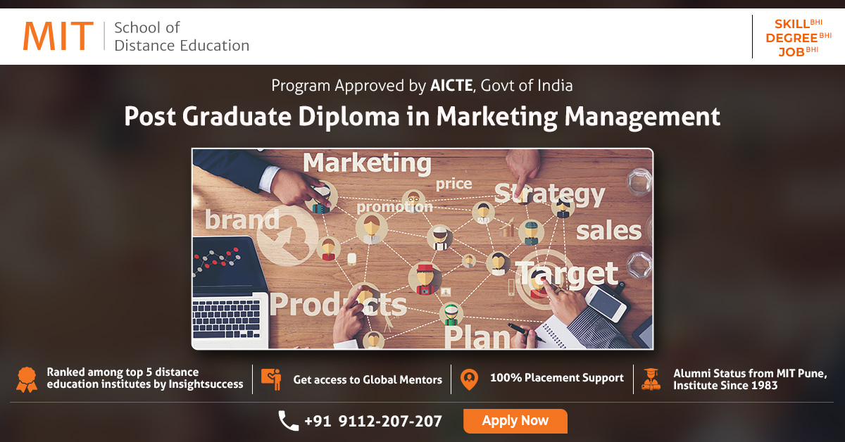 MITSDE1's tweet photo. Post Graduate Diploma in Management - Marketing

Visit: https://t.co/pOqBykjUee or Call:  +91  9112-207-207

#mitsde #pgdm #postgraduatediploma #pgdmcourses https://t.co/mPFYLfnP5D