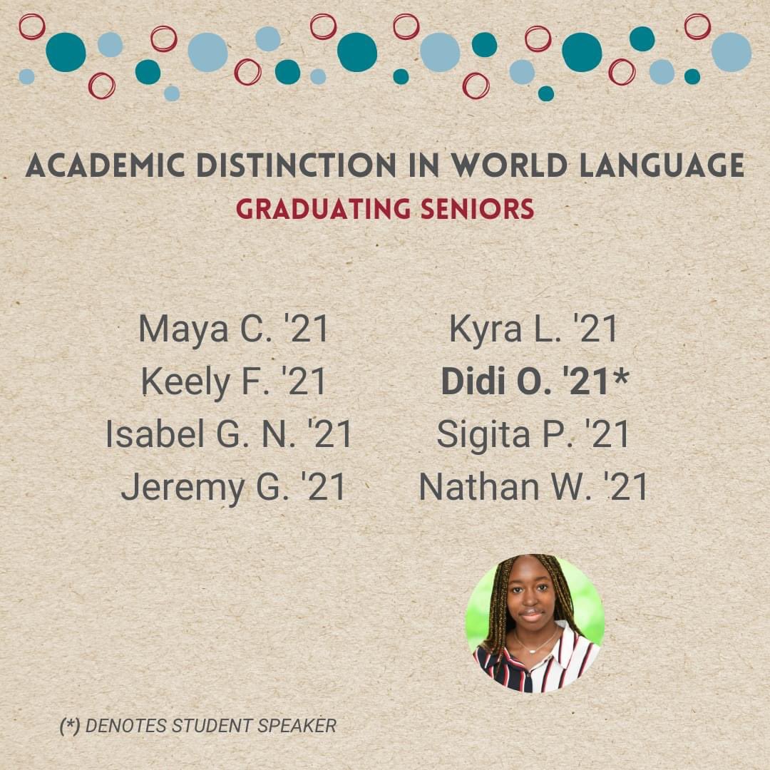 kimworthyDCTOY's tweet photo. Congratulations to the Edmund Burke School’s #ClassOf2021 soon-to-be grads who received Academic Distinction awards this week! 🥳🎓
Anatiyah—> @SpelmanCollege
Didi—> @ColumbiaUniver
Dylan—> @BrownUniversity
Jonah—> @FordhamUnivers
#DoubleLegacy #SuperProudMom https://t.co/mOM7g0nVO3
