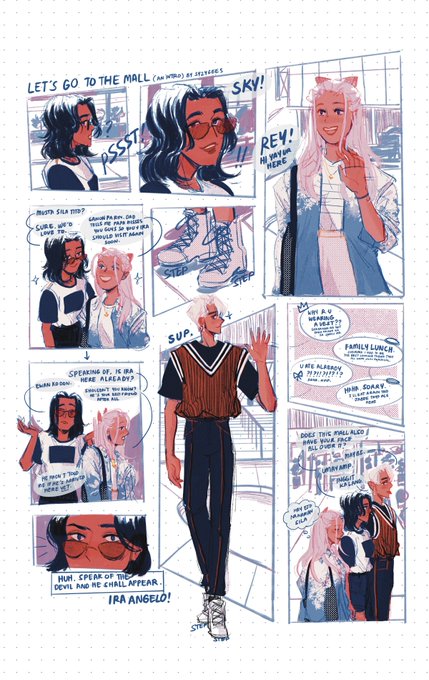 an attempt to comic again after a while (feat. the ocs) ✍🏼 
