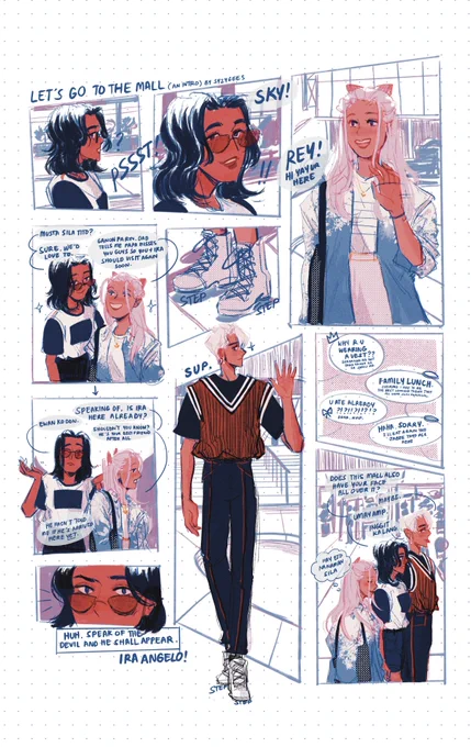 an attempt to comic again after a while (feat. the ocs) ✍🏼 