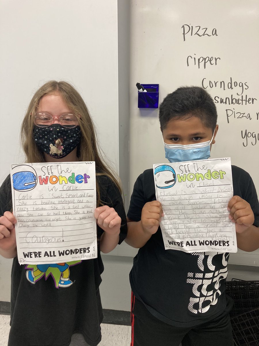 MsCrabtreesCrew's tweet photo. Yesterday, we wrote a paragraph about how wonderful our friends are💕 We did this activity at the beginning of the year but wrote about ourselves, such a sweet activity to end the year. #THbentonproud #isdstrong #isdthird https://t.co/r44FAcZhTb