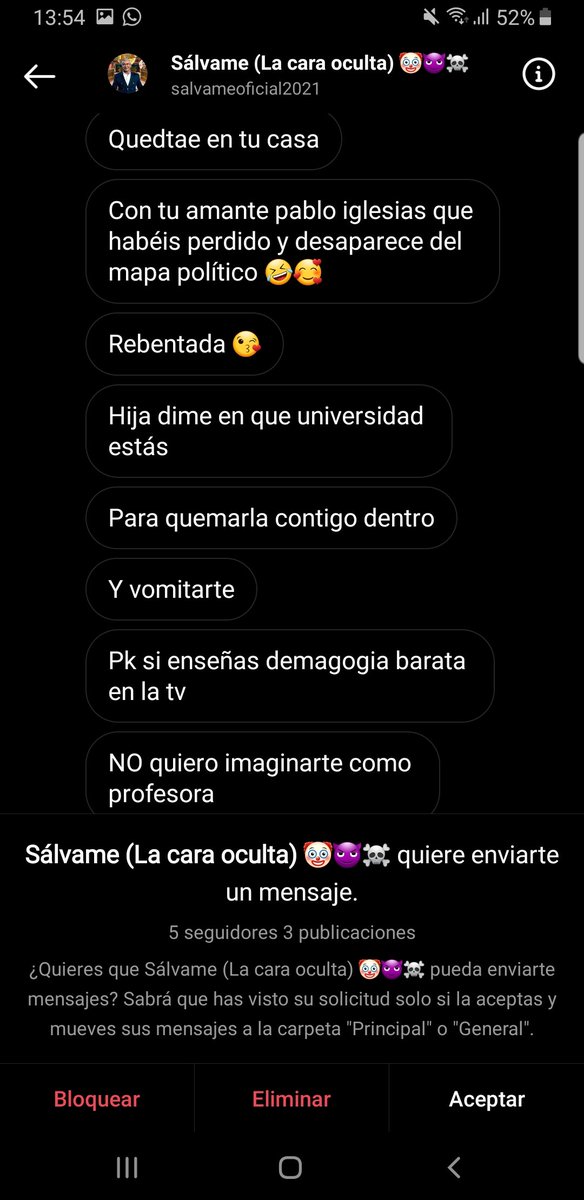 anaisbernal's tweet photo. Un ejemplo, solo uno, de lo que recibo. https://t.co/7O8ziIhGfG