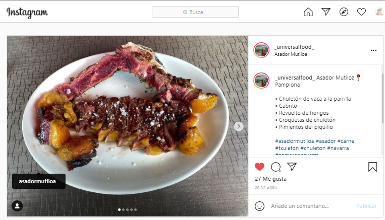 Tenemos opciones para todos los gustos: #pescados, #verduras, #hortalizas, #postres deliciosos, #asados y, por supuesto... ¡#chuletón a la #parrilla! bit.ly/3oX06cK

#ElSabordeloBueno
#asador #restaurante #navarra #carne