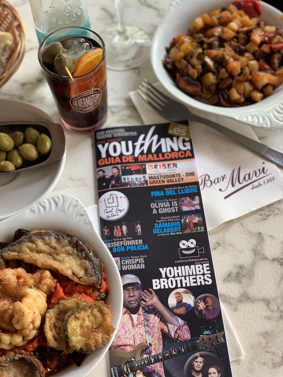 Plans per al cap de setmana amb el nou youthing.es i la companyia de <a href="/La_Vermutera/">La Vermutera</a> 

<a href="/barmavi/">Bar Mavi</a> 🍴
Obert de dimarts a dissabte