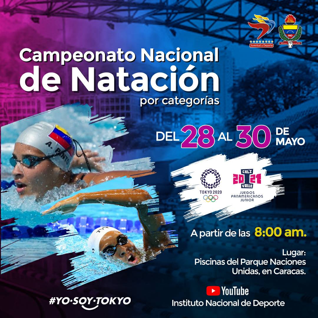 INDeporteVE's tweet photo. ¡LLEGÓ EL DÍA! Hoy da comienzo el Campeonato Nacional de natación por Categorías, en las piscinas del Parque Naciones Unidas. Estaremos transmitiendo ¡En vivo! En minutos por el #instagranlive más el canal de #Youtube del IND 👉🏼 https://t.co/nRHAiCpsMF 👈🏼 #GrandeVzla 🏊🏽♀️🇻🇪 https://t.co/i2E7Ue07xR
