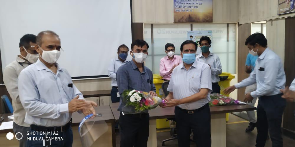 BKGoenka's tweet photo. Humbled to see thousands of our employees getting vaccinated in the 1st phase of ‘Welspun COVID Vaccination Drive’ starting today in Gujarat. I am thankful for Govt's support in helping prioritize not just the Lives but also the Livelihood of our people. #WelspunForPeople https://t.co/nfiynz9px8