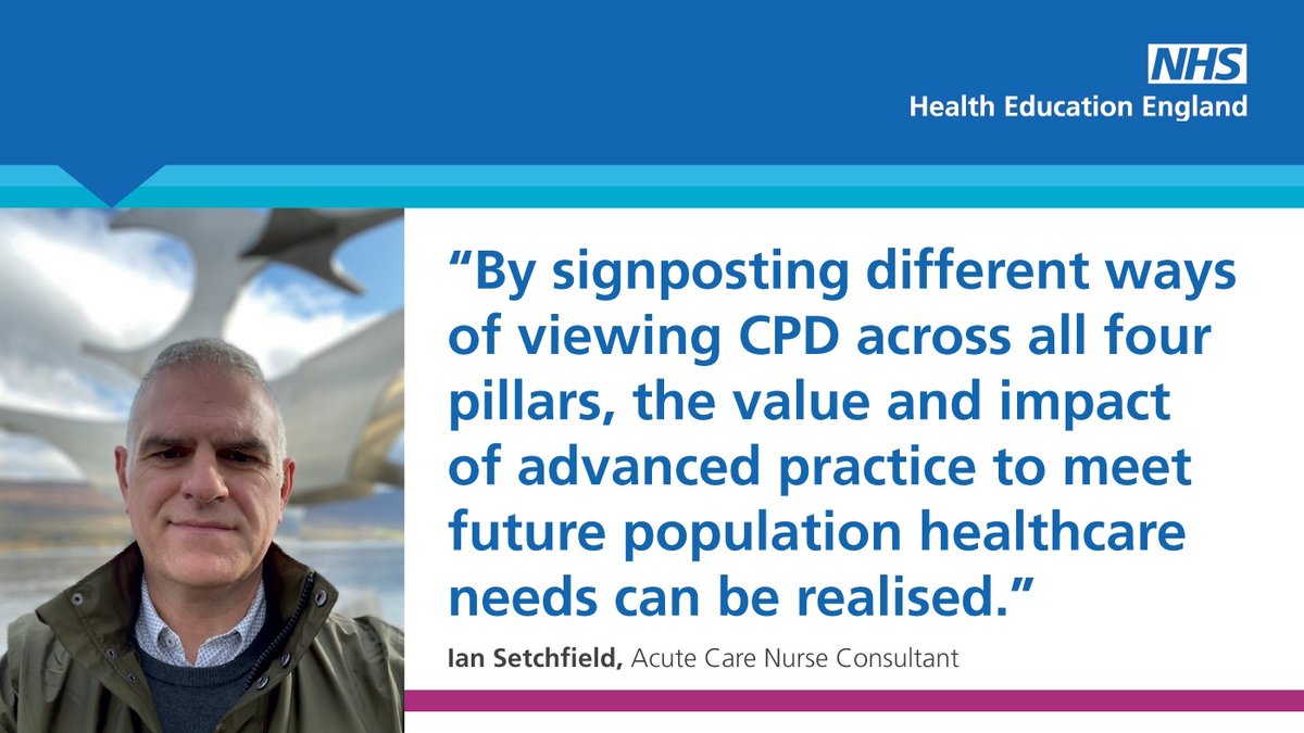 NHSE_WTE's tweet photo. Our new signposting document will ensure CPD aligns with national standards, professional regulation requirements and academic best practice and signpost to resources that support CPD for practitioners.

Find out more >> https://t.co/P7GODMYwBl

@setch29_h
#AdvancedPractice https://t.co/AxXznQ1WRM