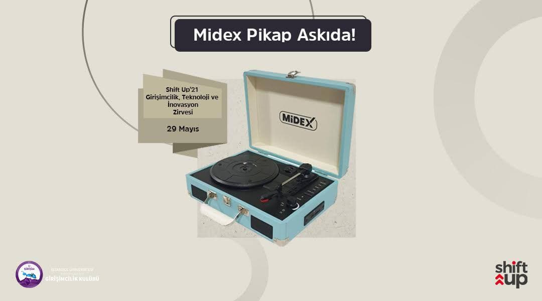 Askıda İstanbul Üniversitesi Girişimcilik Kulübü desteğiyle "Midex Pikap" var! RT'leyen 1 üniversiteliye hediye! Detaylar: bit.ly/3c06zys