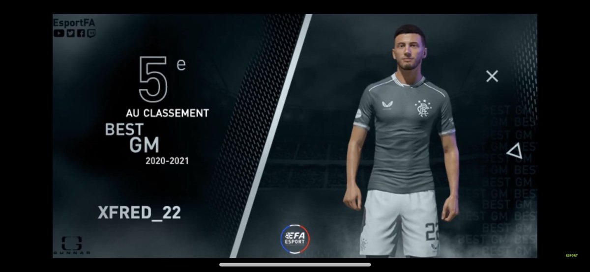 Content d’avoir finis 5ème dans les best GM mais tout sa c’est grâce au joueur et au staff qui ont été là toute l’année donc merci à eux ! 🔵🔴 <a href="/MyzaEFA/">Myza</a> <a href="/eSportFA_FR/">ESPORT FOR ASSOCIATIONS</a> <a href="/RCGrasse_eSport/">RC Pays de Grasse eSport</a> <a href="/BenDLHSS/">Ben</a> <a href="/Elkadiem/">Elkadiem</a> <a href="/KiiRa_93/">KiiRa_93</a> @D_Micka99