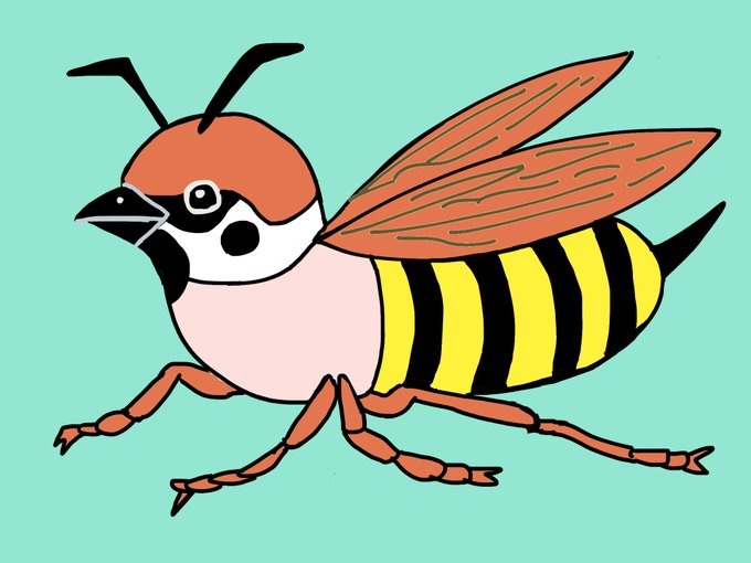 スズメバチのtwitterイラスト検索結果 古い順