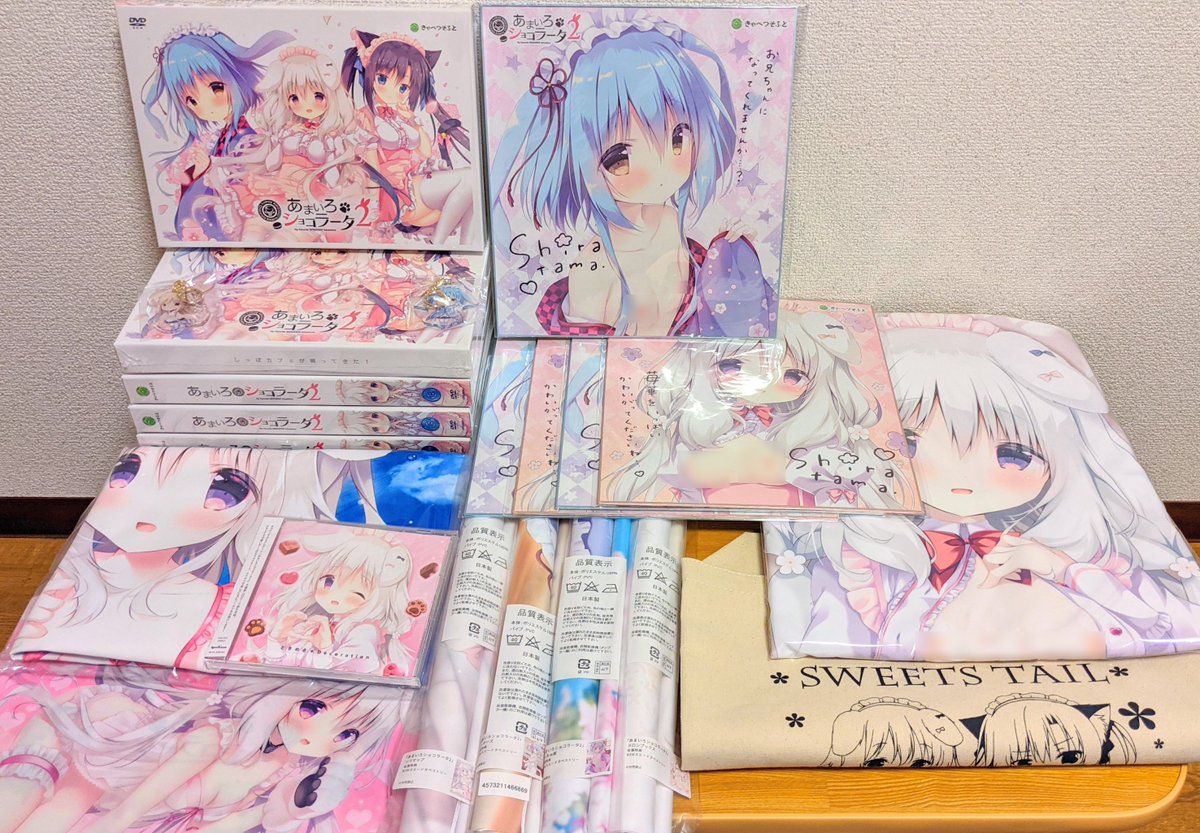 しらたま　しらたまこ　ミニ色紙　きゃべつそふと　あまいろショコラータ C106 しらたまこ新作】 ミニ色紙コレクションです🌟 今年も当たり券が