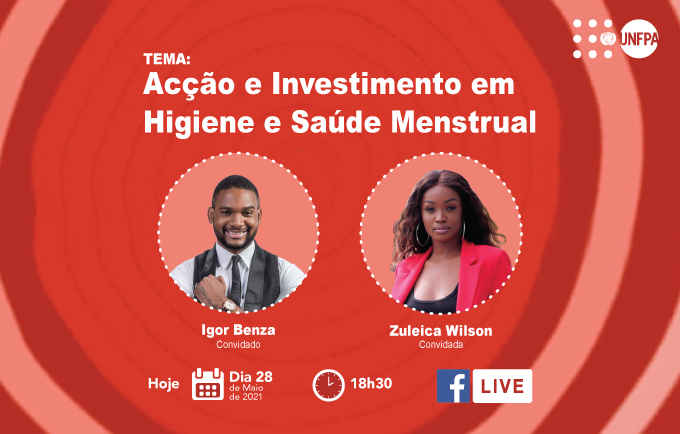 UNFPAAngola's tweet photo. No Dia da Higiene Menstrual às estrelas da TV Angola Zuleica Wilson e Igor Benza, lançam o Relatório de Impacto da Ser Menina em Angola e discutir como a Gestão da Saúde Menstrual é a chave para fazer avançar os direitos humanos, e eliminar as disparidades de gênero. Hoje 18:30! https://t.co/RWWizvAV3D