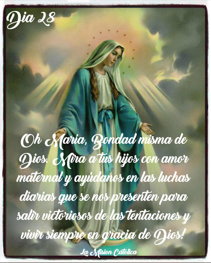 JuntosRecemos's tweet photo. Mayo, mes de María. Día 28 https://t.co/5gPVOs9hir