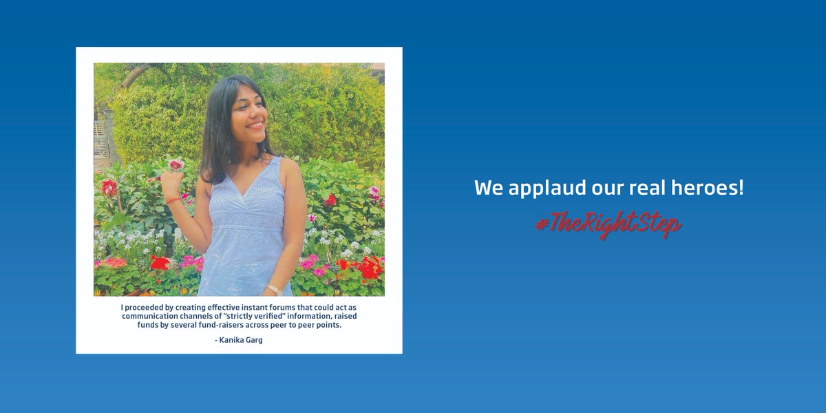 HDFCLIFE's tweet photo. Share your stories with us!
Let the world know of those who have done their bit and continue taking #TheRightStep in these times of need.
Here’s #TheRightStep that Kanika Garg took: https://t.co/yyHZzMDBCS
