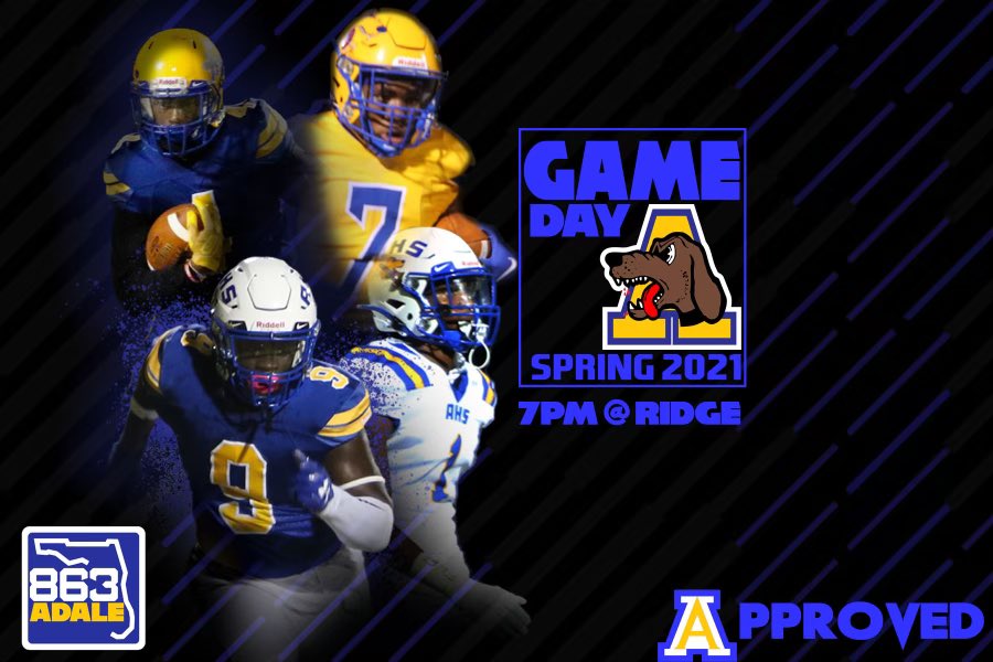 Bloodhounds_AHS's tweet photo. Spring Game
5/28/21
Tonight your #Hounds will travel over to Ridge Community to face off against the Bolts @bolts_ridge ⚡️. Kickoffs at 7:00pm we look forward to seeing you there #BloodhoundNation
#TheChaseIsOn 🐶🍃🌿🦴🏈 #catchdogs🐕
#FedDogsWontHunt🦮
#TEAMme
#Approved 🔵🟡 https://t.co/xuPSRmDTLU
