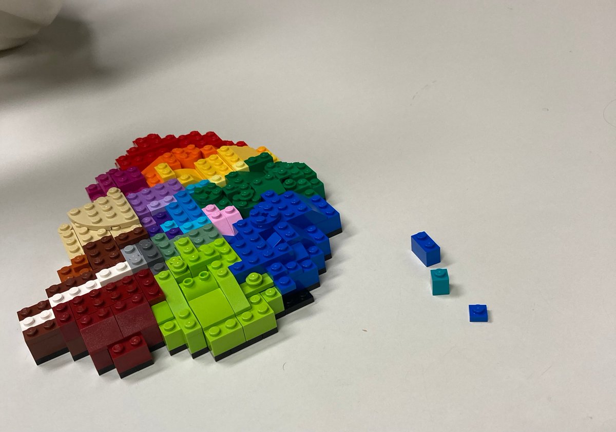 Svanuytven's tweet photo. Thanks @10xGenomics for the awesome brain Lego set! It took two PhDs and one post-doc to (almost perfectly) assemble it, but it succeeded in making us feel like kids again :). Let's hope our future Visium experiments run equally well...
#singlecellforce #phdlife #science https://t.co/wzxRbrexAQ