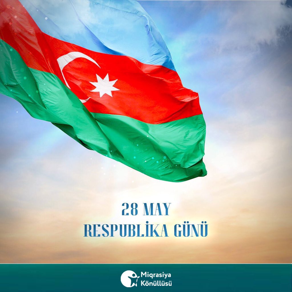 MigvolunteerAze's tweet photo. 28 May-Respublika Gününüz Mübarək!
#Miqrasiyakönüllüsü #28may #mkib https://t.co/VjjXccLCHB