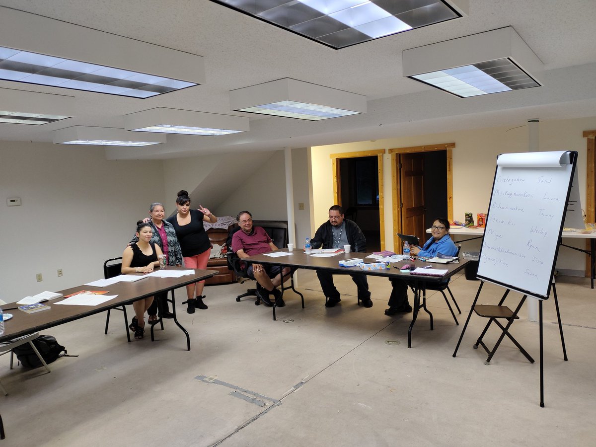 CharlesKagigeb2's tweet photo. Last night's Ojibwe language class went well.
#ojibwelanguage #anishinaabe #NativeAmerican #nativepride https://t.co/AB6kD3hS2H