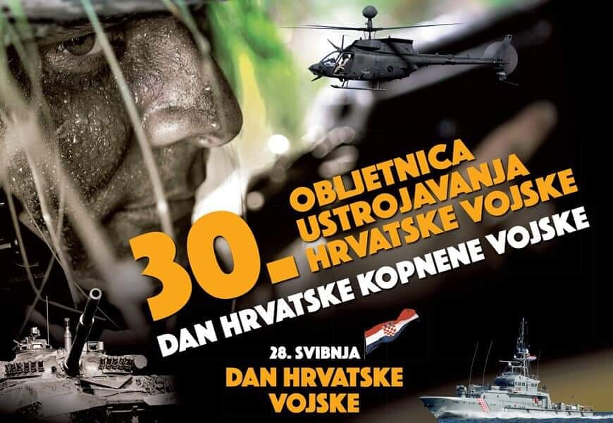 Hrvatska vojska slavi 30. rođendan!
Čestitamo Dan Oružanih snaga 🇭🇷(OSRH), Dan Hrvatske vojske (HV) i Dan Hrvatske kopnene vojske (HKoV), a ujedno slavimo i 30., jubilarnu, obljetnicu ustroja i svečane smotre Zbora narodne garde (ZNG) koji je bio preteča Hrvatske vojske.