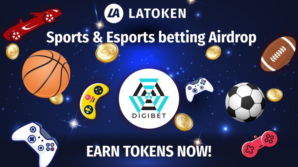 Earn a share of 2 million DIGIBET crypto in the DigiBet Token airdrop on #LATOKEN!

The participation link is in our profile ⬆️