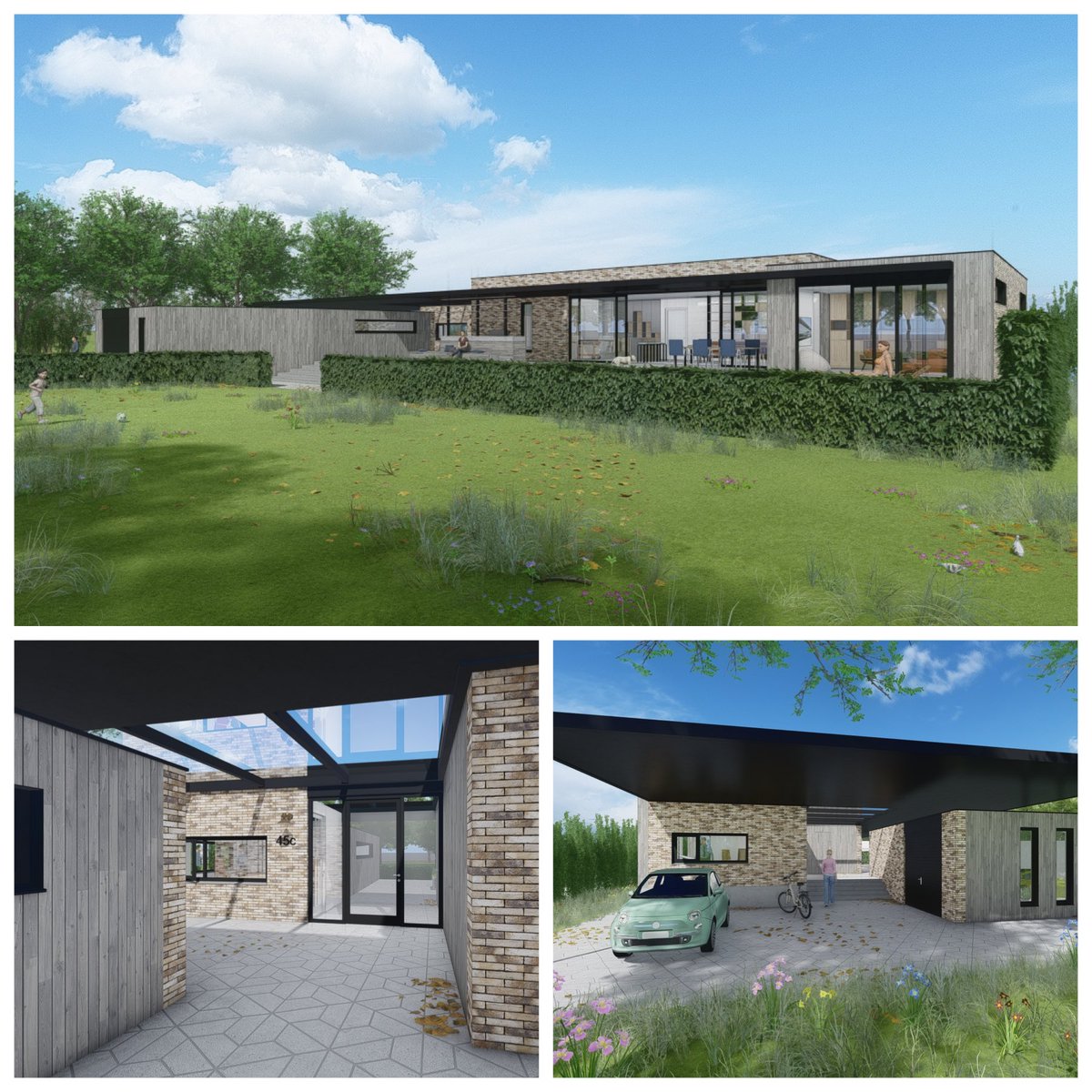 XSarchitecten's tweet photo. De fase definitief ontwerp is bereikt voor deze levensloop bestendige bungalow. Nu op naar de aanvraag omgevingsvergunnjng en hopelijk een snelle realisatie.
#architect #architectuur #villa #woningbouw #design #woonhuis https://t.co/rqKLRa5tQ4