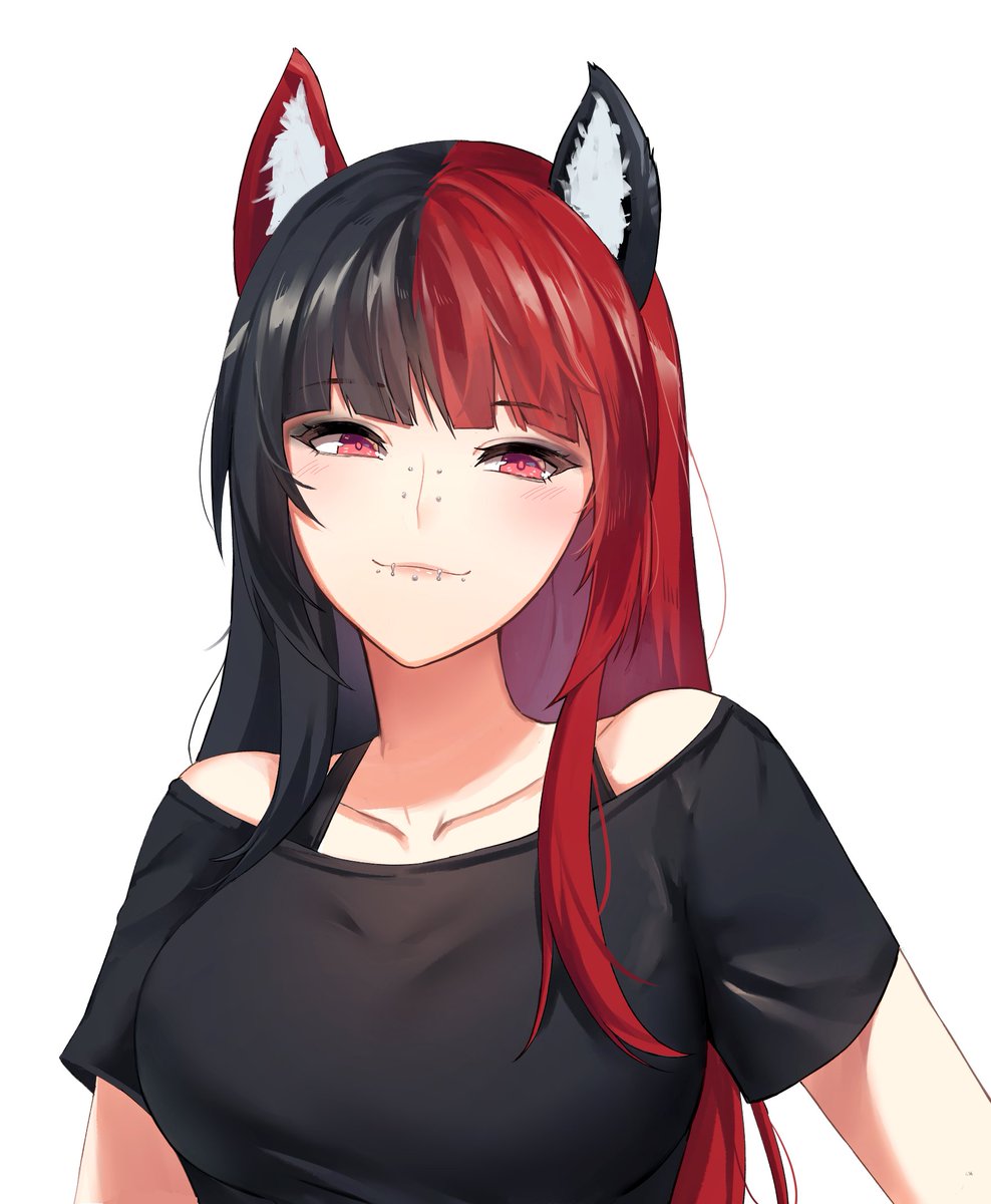 Look at this beautiful work that <a href="/ArdiRayhan/">Ardeee</a> did for me! I'm absolutely in love with this piece 😍🖤❤

#AyaArt (new tag lol) #ENVtuber #Vtuber #Art