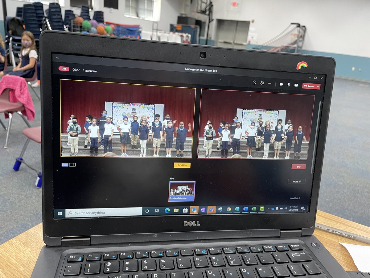Today is the day these Kinders get to graduate! They have worked so hard at practice all week! If you would like to watch our <a href="/MicrosoftTeams/">Microsoft Teams</a> Live Event please click on tinyurl.com/CEESKinderGrad. #OnslowDLT