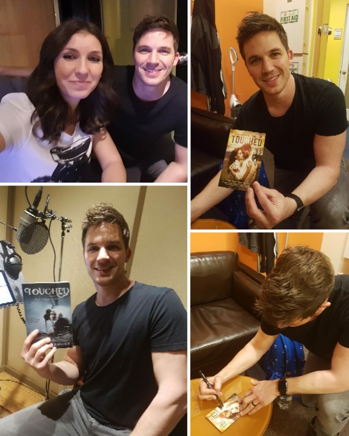 ElisaSAmore's tweet photo. Throwback to when @MattLanter brought my book TOUCHED to life with his amazing voice. He was so nice to work with! I still have a few postcards signed by him. Who wants one? Let me know below. Retweets appreciated. 

#Books #TouchedSaga #RomanticFantasy #MattLanter @audible_com https://t.co/2SsVDsBr1g