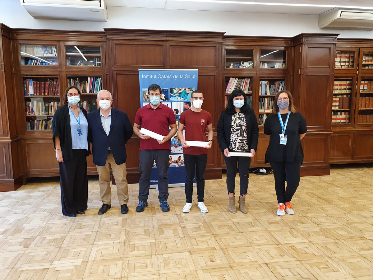 icscat's tweet photo. Avui se celebra l’entrega dels reconeixements de l’estudi col·laboratiu internacional, impulsat pel Massachusetts Institute of Technology (@MIT), @icscat i @IDIAPJGol, per detectar la #COVID19 amb la tos i la veu a través de la intel·ligència artificial. https://t.co/9ftCdHIIK3