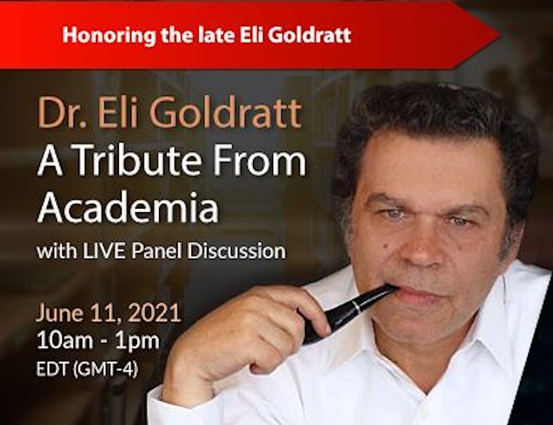 GoldrattBooks's tweet photo. An online tribute to Dr. Eli Goldratt will be held on June 11, the 10th anniversary of his passing. This special @TOCICO event to commemorate and honor Eli's influence and legacy will highlight his impact on four academics from different fields. https://t.co/qGE62y4MTD #tocot https://t.co/rVnioxAepR