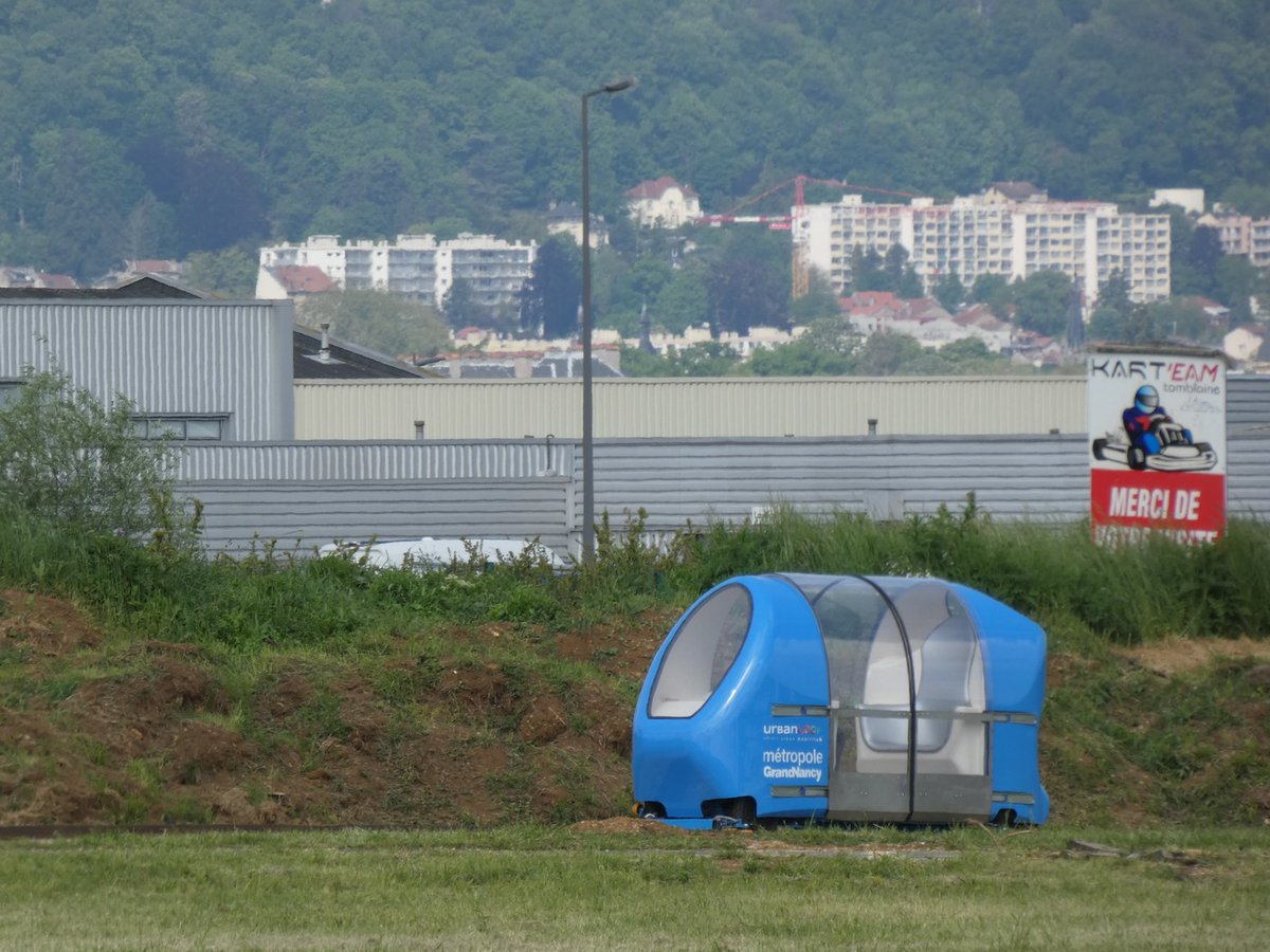 LorraineActu's tweet photo. #Nancy. #UrbanloopRecord : pourquoi cette capsule du futur sur rail vient de battre un record du monde https://t.co/3MgboozRwL via @actufr https://t.co/4h8rKC8CRE
