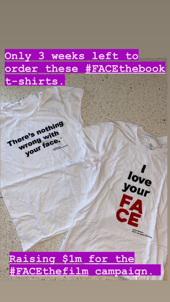 Only 3 weeks left of the #FACEthefilm <a href="/Indiegogo/">Indiegogo💡</a> campaign. We have raised 1% of the budget. 21 days to raise the other 99%.  ;) Come get a t-shirt, signed books, set visits, etc. igg.me/at/FACEthefilm