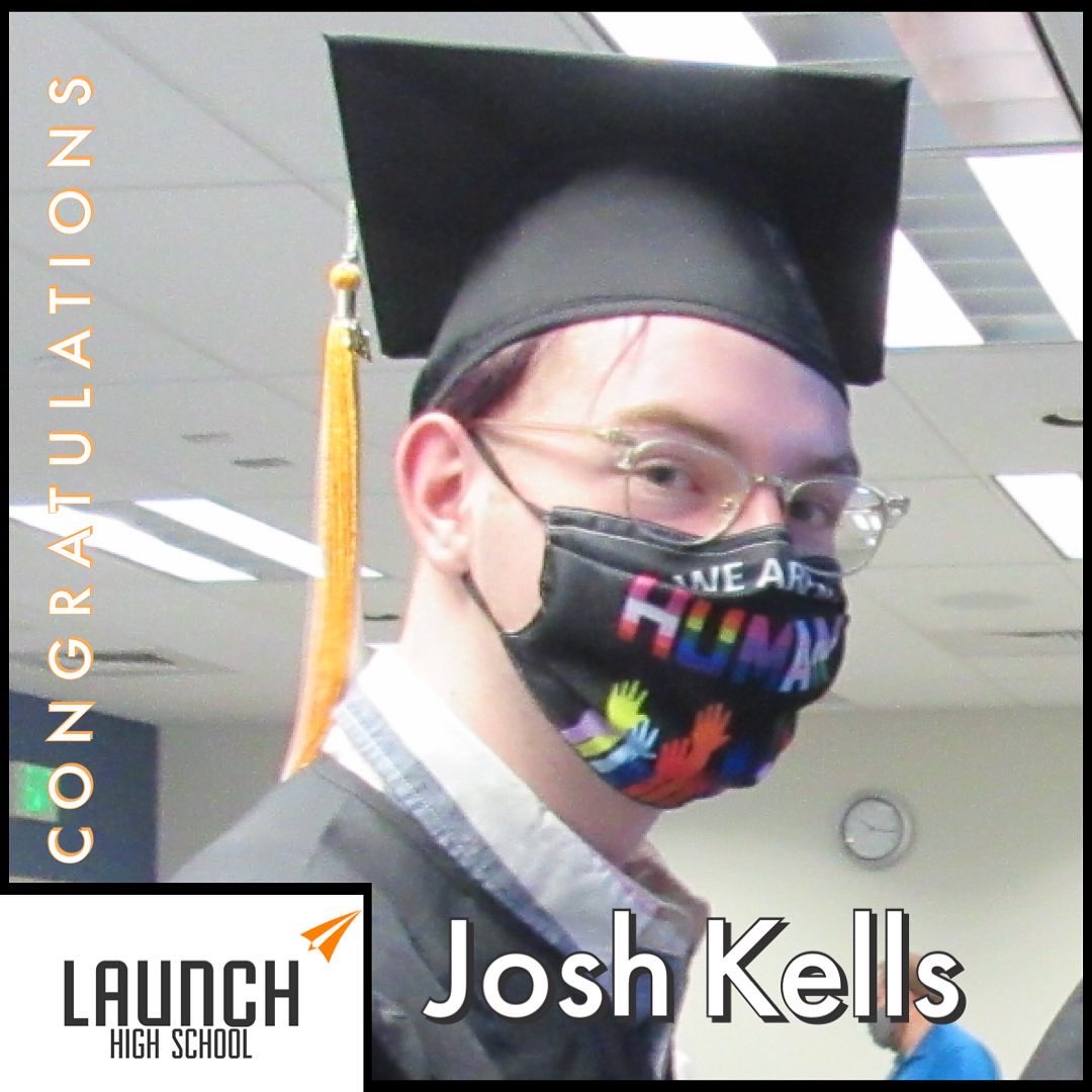 LaunchHigh's tweet photo. Each of us has a fire in our hearts for something. It’s our goal in life to find it and keep it. Congratulations, Josh. We are looking forward to seeing you seize your future!

#launchhighschool #graduation #congratulations #futureleader #soproudofyou #classof2021 https://t.co/9gYpLu56Lj