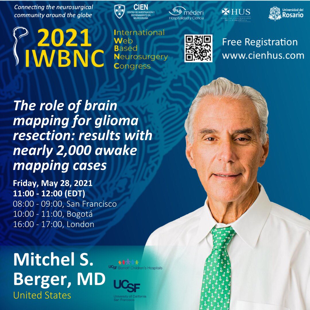 cienhus's tweet photo. Join Dr. Mitchel Berger in his lecture in 2021-IWBNC 🙌🏼
Right now

Full agenda on: https://t.co/NS2xELwxoP
Free registration: https://t.co/NlorCr5I3c
#Neurosurgery #MedEd https://t.co/2mYfvui6SD