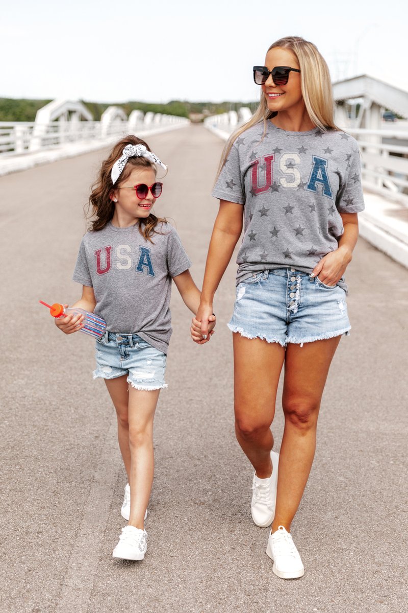 shopthesoho's tweet photo. #MemorialDayWeekend starts NOW! ❤️ We have the tees you need for your patriotic plans. Shop now: https://t.co/oQKHy99PIm https://t.co/15rXAhWidg