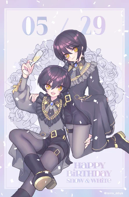おめでとう🥂🎊❄
#スノウ誕生祭2021
#ホワイト生誕祭2021
#まほやく_FA 