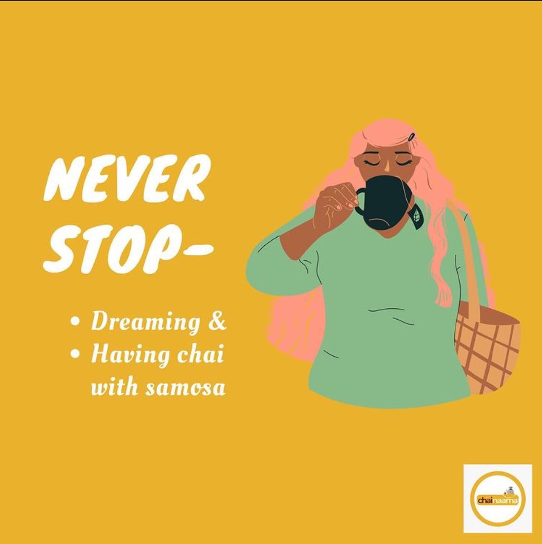Chainama2's tweet photo. Because a Chai a day can make anything better📈

#chainaama #chainaama91 #tea #teatime #TrendingNow #positivevibes #tealovers  #brunching  #bengaluru #teaquotes #adviceoftheday #lifesavior #teaislove #teaislife #quotestagram #follownow #hotcup #fridaymorning #motivation https://t.co/4fs0fPEViq