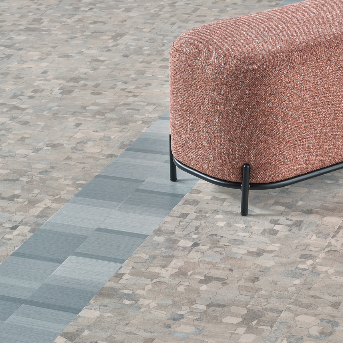 Introducing Coalesce™ , a new lvt collection that was inspired by artisan mosaics &amp; textiles that merges unexpected combinations of pattern into a cohesive, balanced story. Learn more about Coalesce, which is proudly manufactured in Lancaster, PA: lnkd.in/d5NRDuc