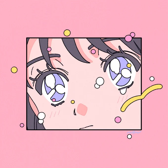 🎀❤️🍊🐬 #みなさん去年の今頃はどんな絵描いてましたか 