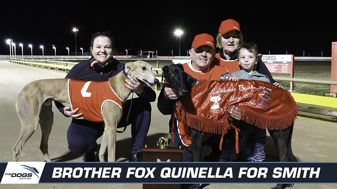 Thedogs_com_au's tweet photo. It was only 2 yrs ago when Jack Smith had a dog considered one of the best in the land & while he's been hesitant to make comparisons they are certain to come now after Jungle Deuce took out the inaugural
@ladbrokescomau #BrotherFox Cup at Dubbo...
More: https://t.co/lCfDmx5FTw https://t.co/nyKWd5rGQo